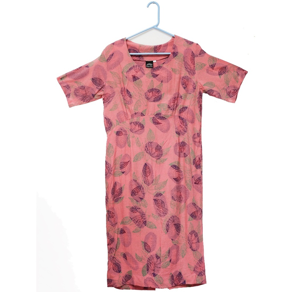 KutaBay pink rayon short sleeved dress, vintage, Like new